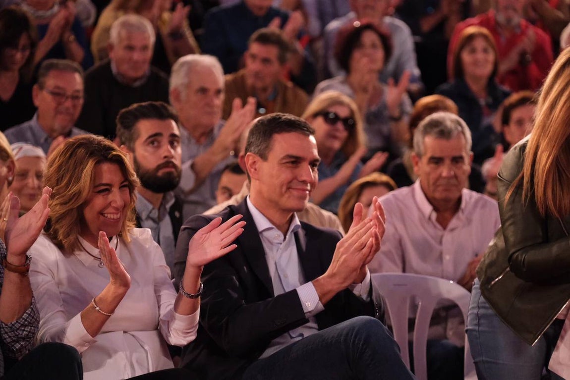 Fotos: Pedro Sánchez y Susana Díaz en Cádiz
