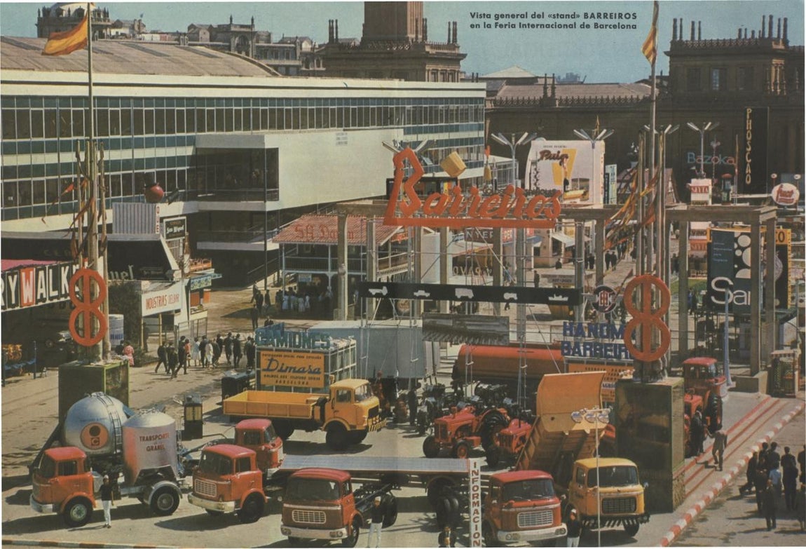 Stand Barreiros. Feria Internacional de Barcelona. (1961).. 