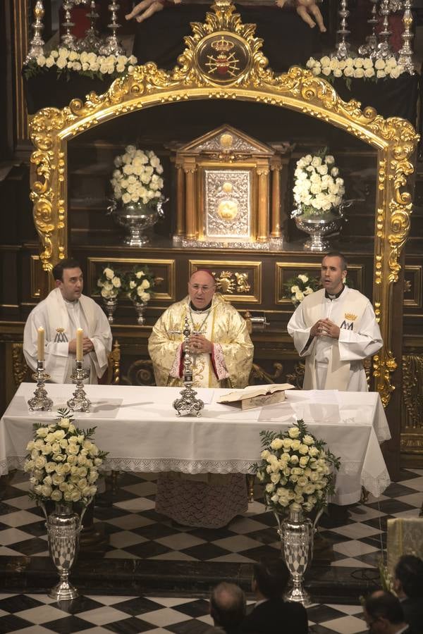 La misa por los 300 años de la Virgen de los Dolores de Córdoba, en imágenes