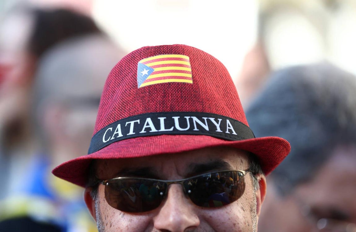 La manifestación independentista de Barcelona, en imágenes