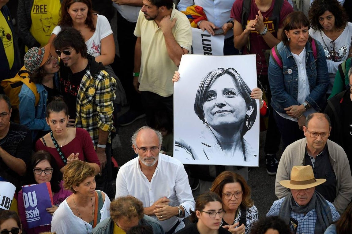 La manifestación independentista de Barcelona, en imágenes