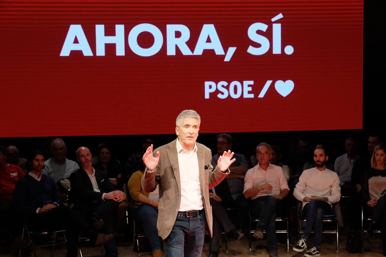 FOTOS: Fernando Grande-Marlaska inicia campaña en Jerez