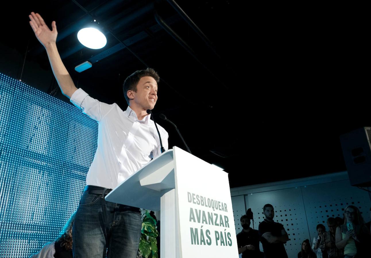 Acto de apertura de campaña del candidato de Más País a la Presidencia del Gobierno, Íñigo Errejón. 