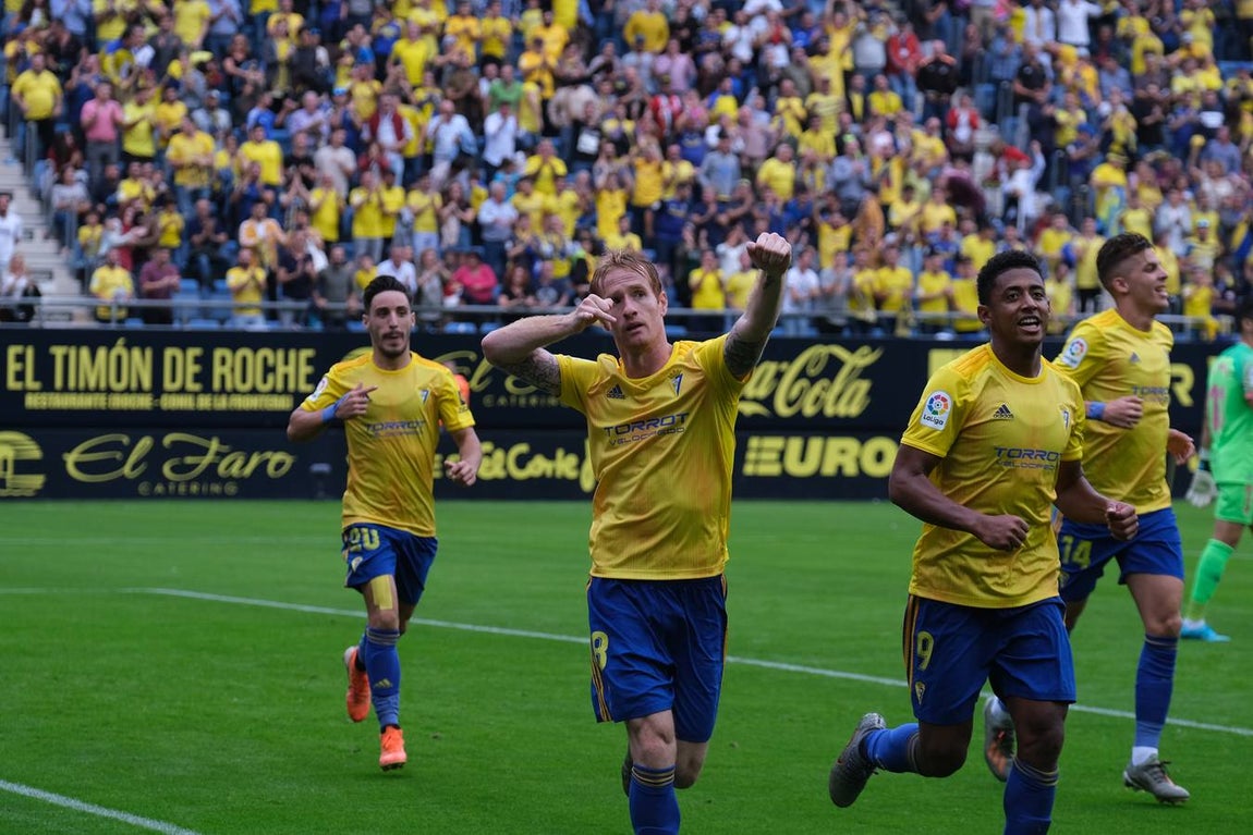 Partido Cádiz-Sporting (3-1)