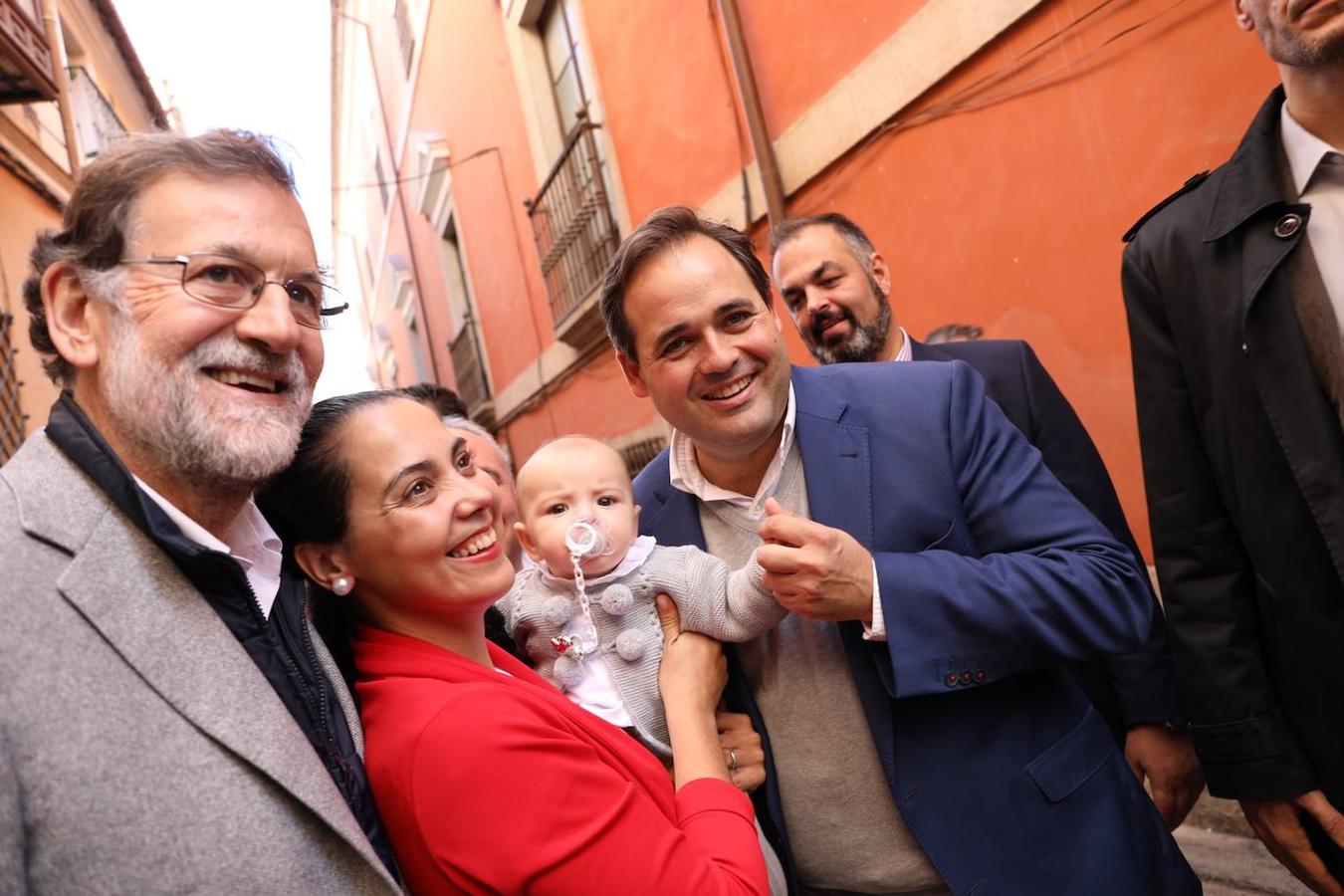 Caluroso recibimiento de Rajoy en Toledo