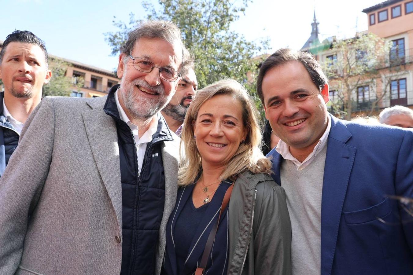 Caluroso recibimiento de Rajoy en Toledo