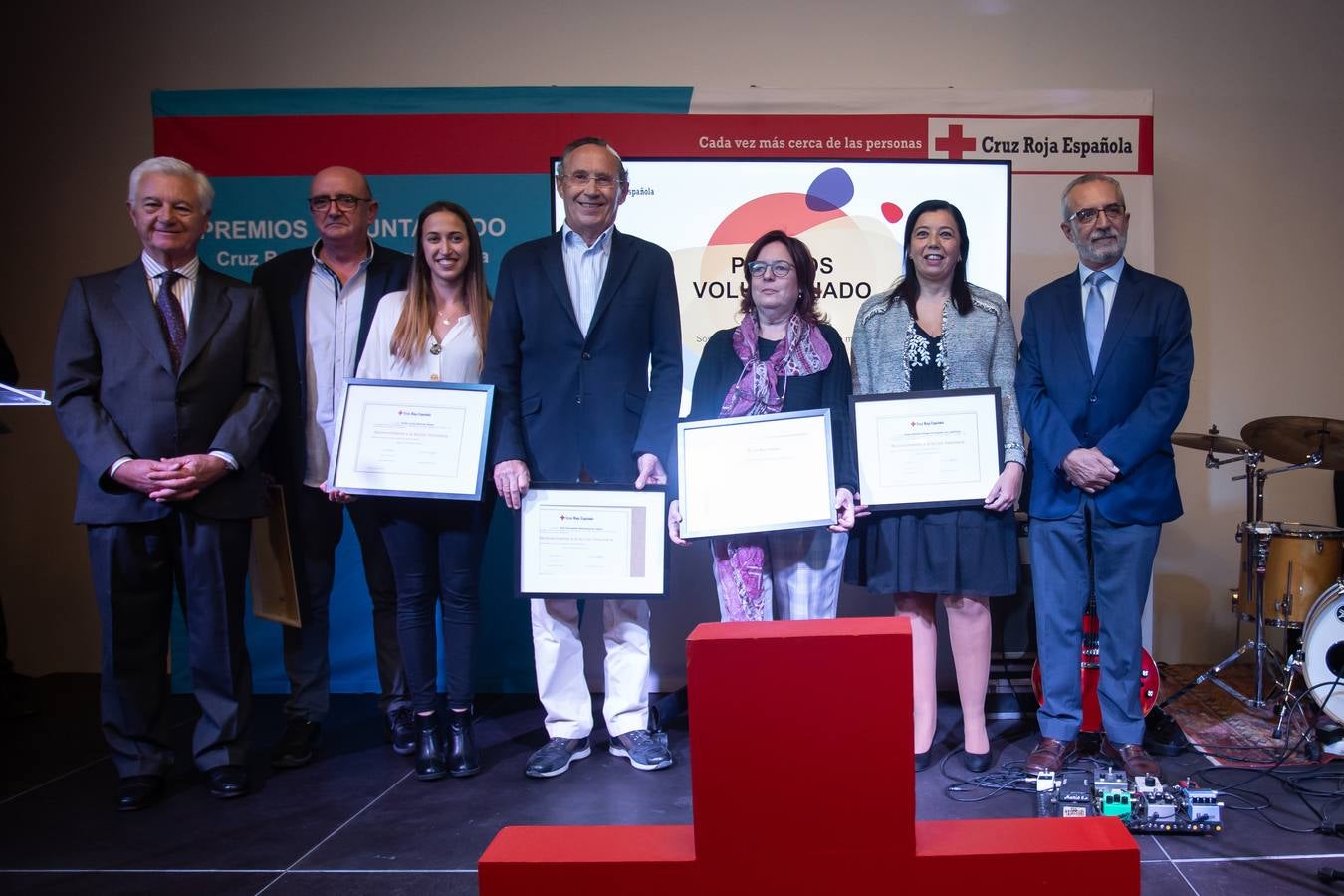 Entrega de los Premios Voluntariado 2019 de la Cruz Roja, en imágenes