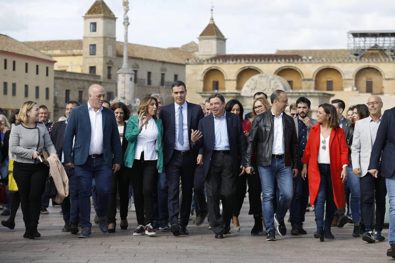 La visita de Pedro Sánchez a Córdoba, en imágenes