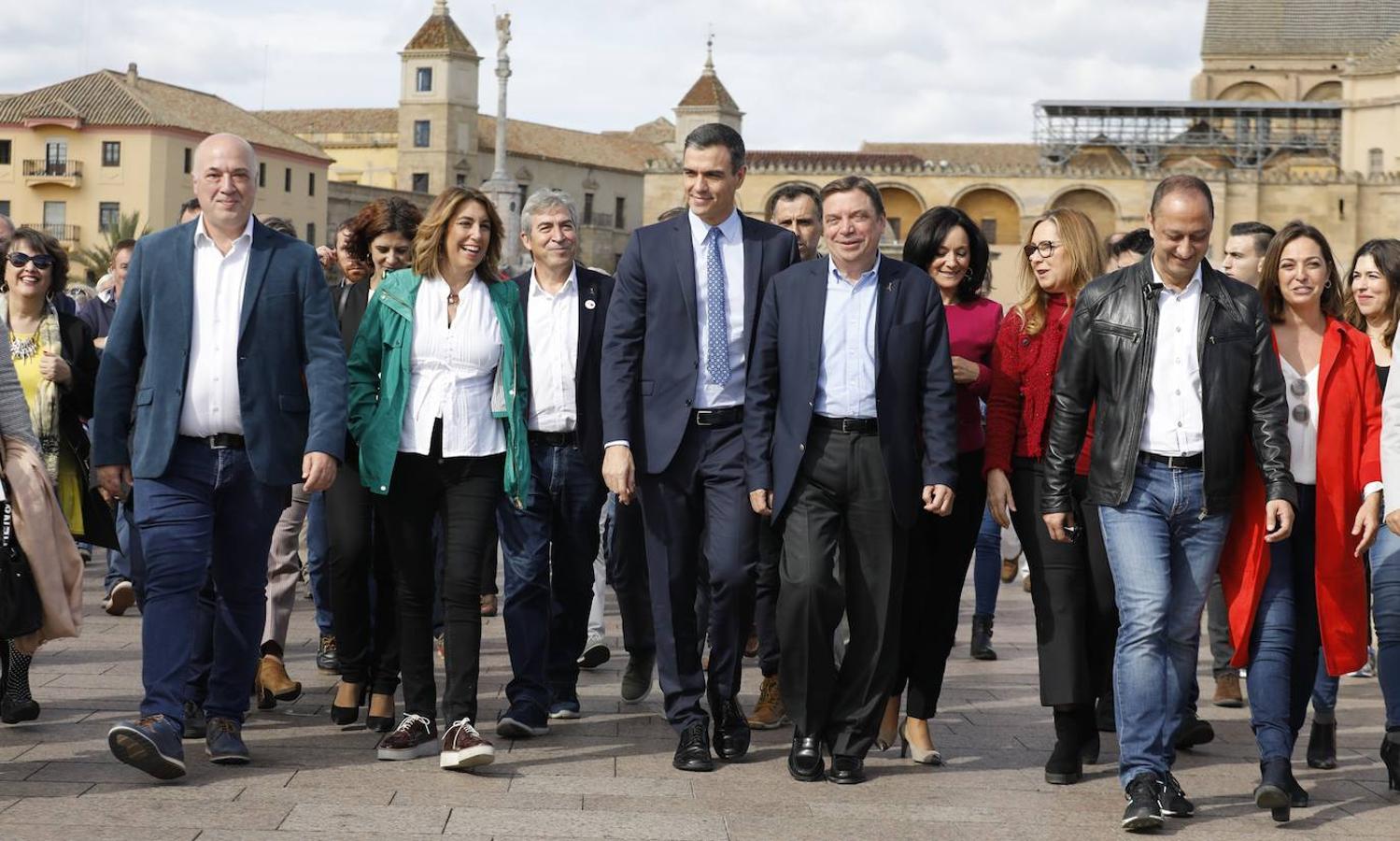 La visita de Pedro Sánchez a Córdoba, en imágenes