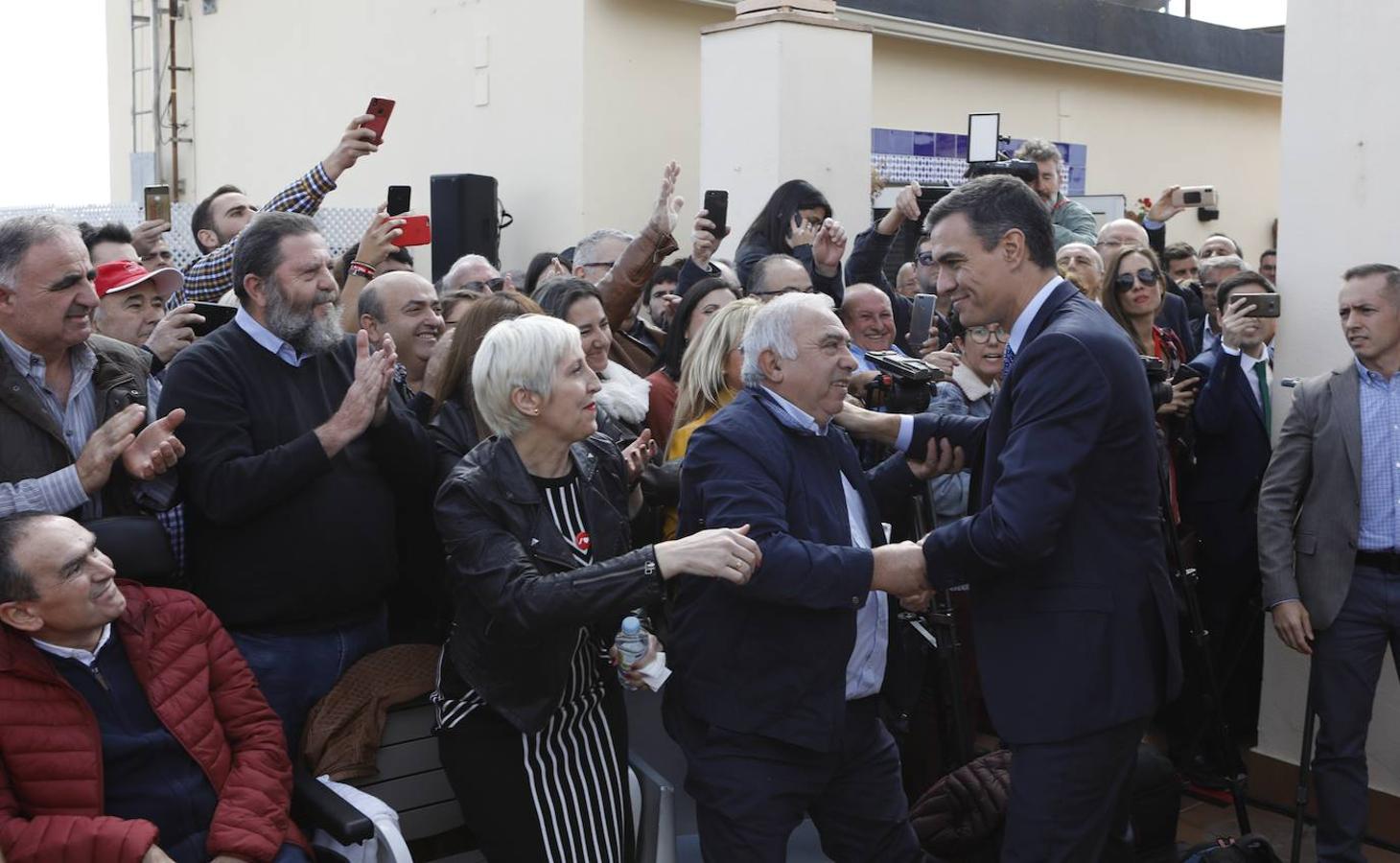 La visita de Pedro Sánchez a Córdoba, en imágenes