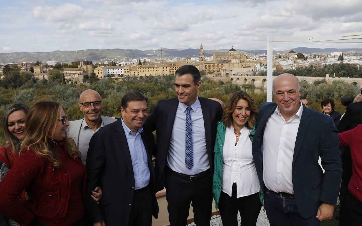 La visita de Pedro Sánchez a Córdoba, en imágenes