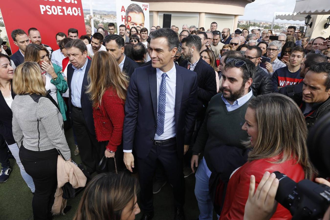 La visita de Pedro Sánchez a Córdoba, en imágenes