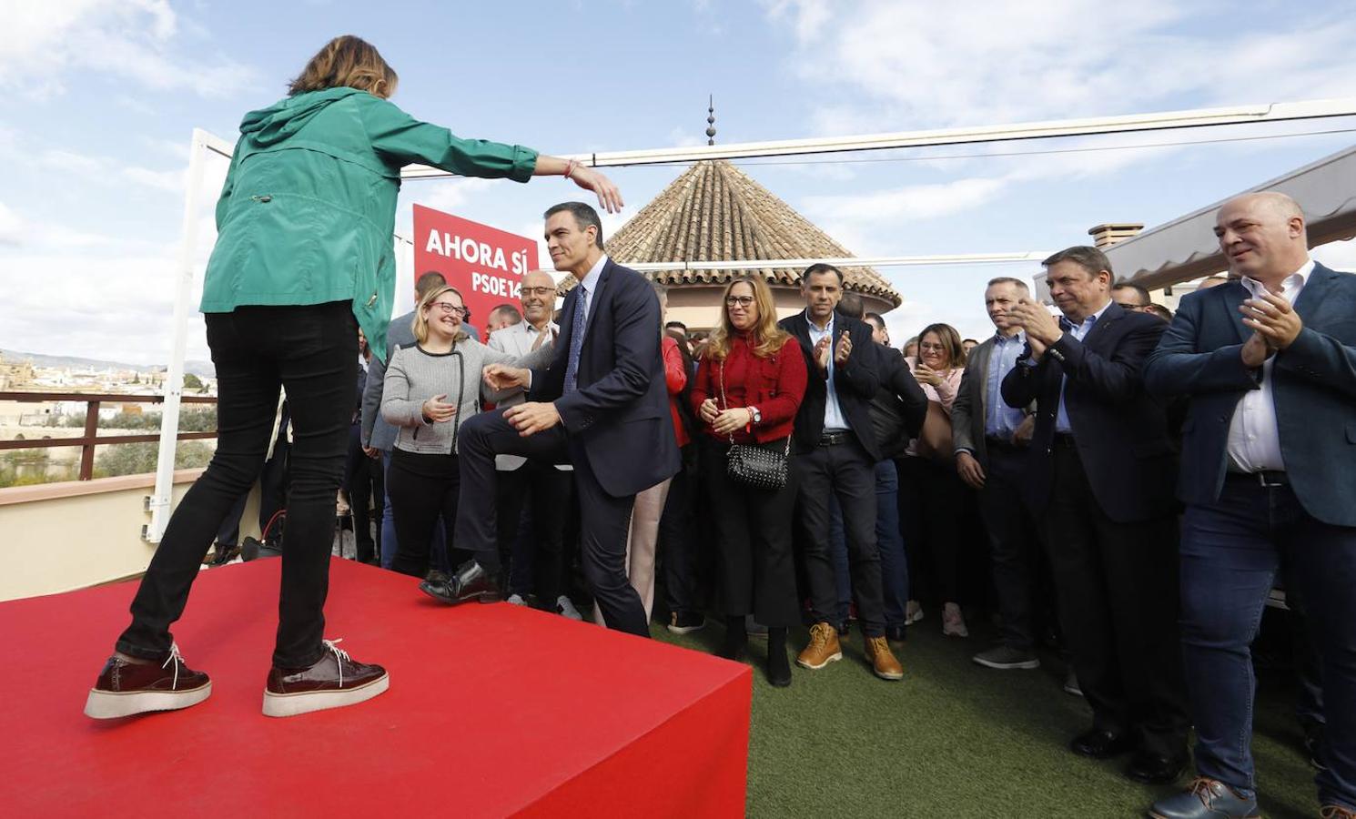 La visita de Pedro Sánchez a Córdoba, en imágenes