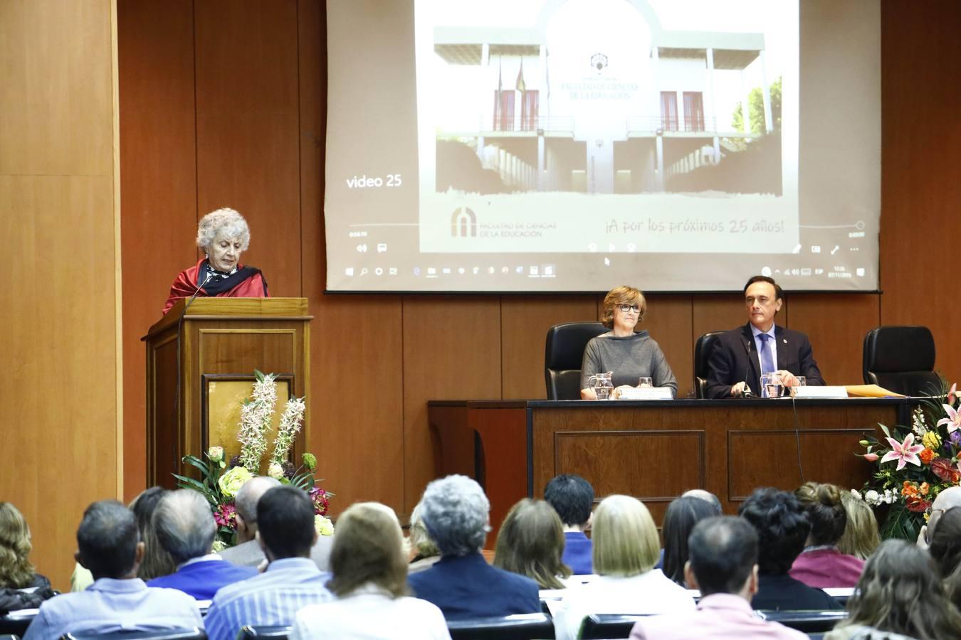 El acto por el 25 aniversario de la Facultad de Educación de Córdoba, en imágenes