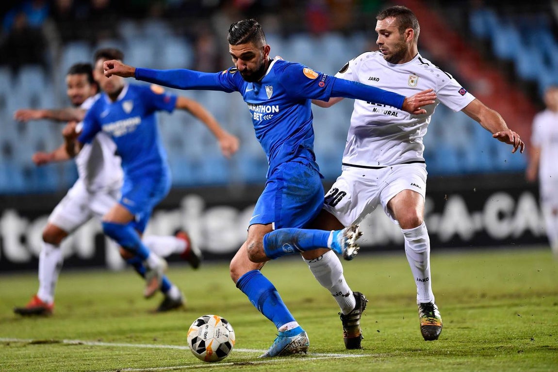En imágenes, la victoria del Sevilla FC en Luxemburgo