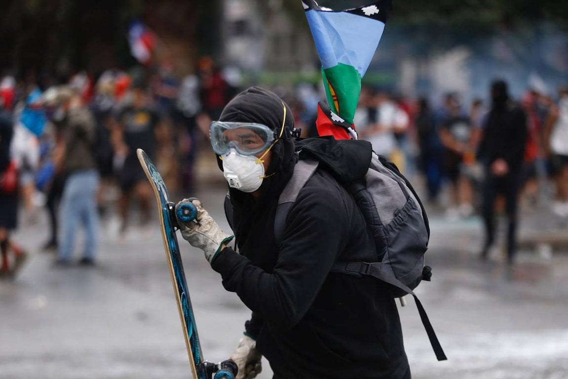 Las imágenes más impactantes de las protestas en Chile. 