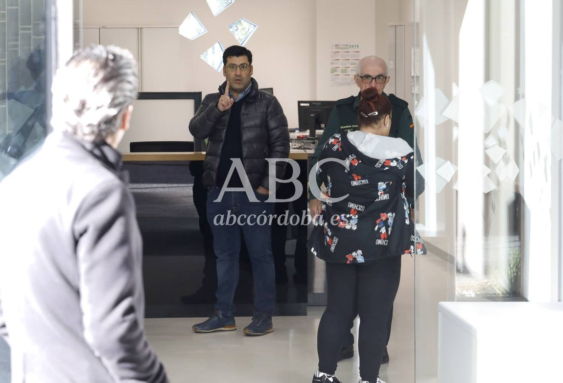 La visita de León a la Ciudad de la Justicia tras su puesta en libertad, en imágenes