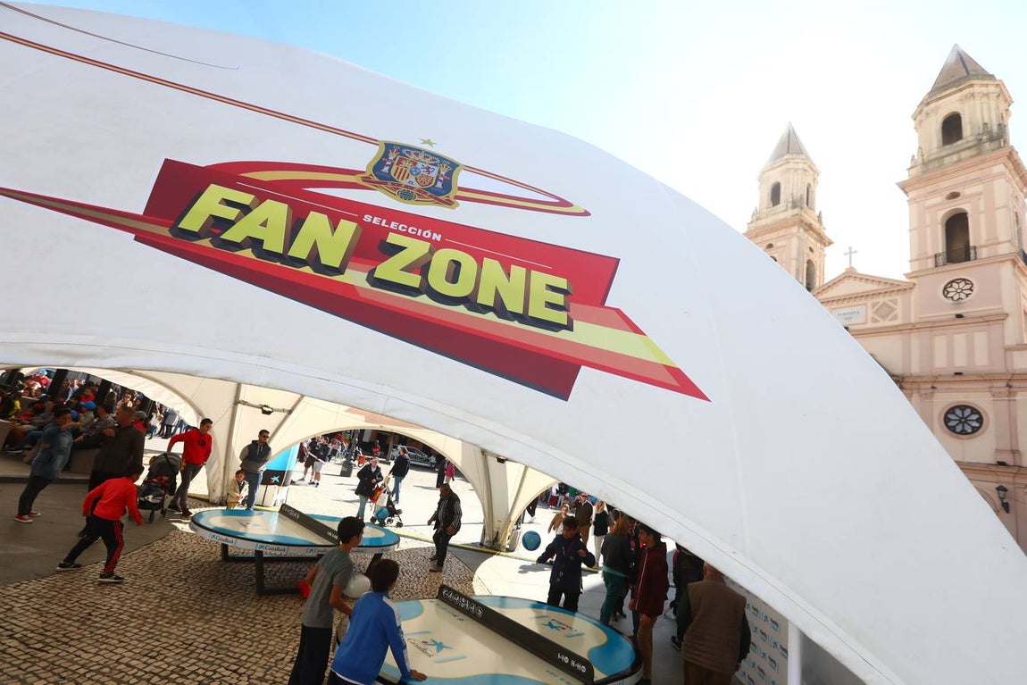 La fanzone de la selección desembarca en la Plaza de San Antonio