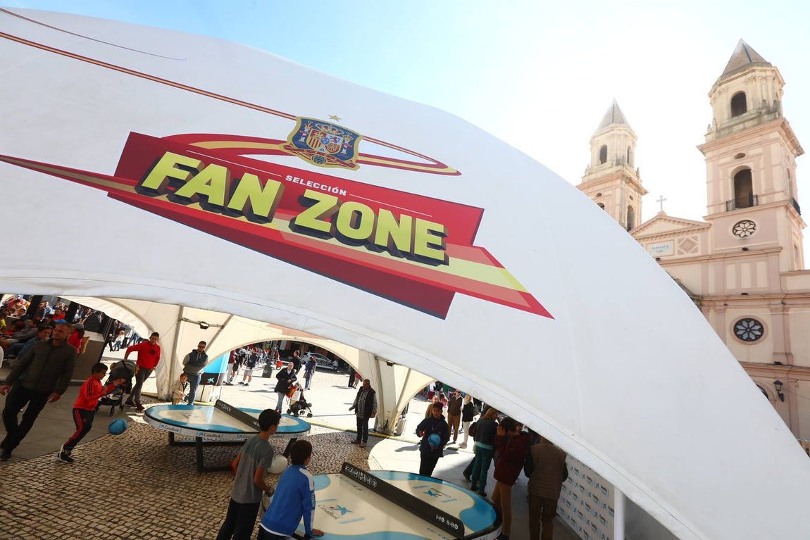La fanzone de la selección desembarca en la Plaza de San Antonio