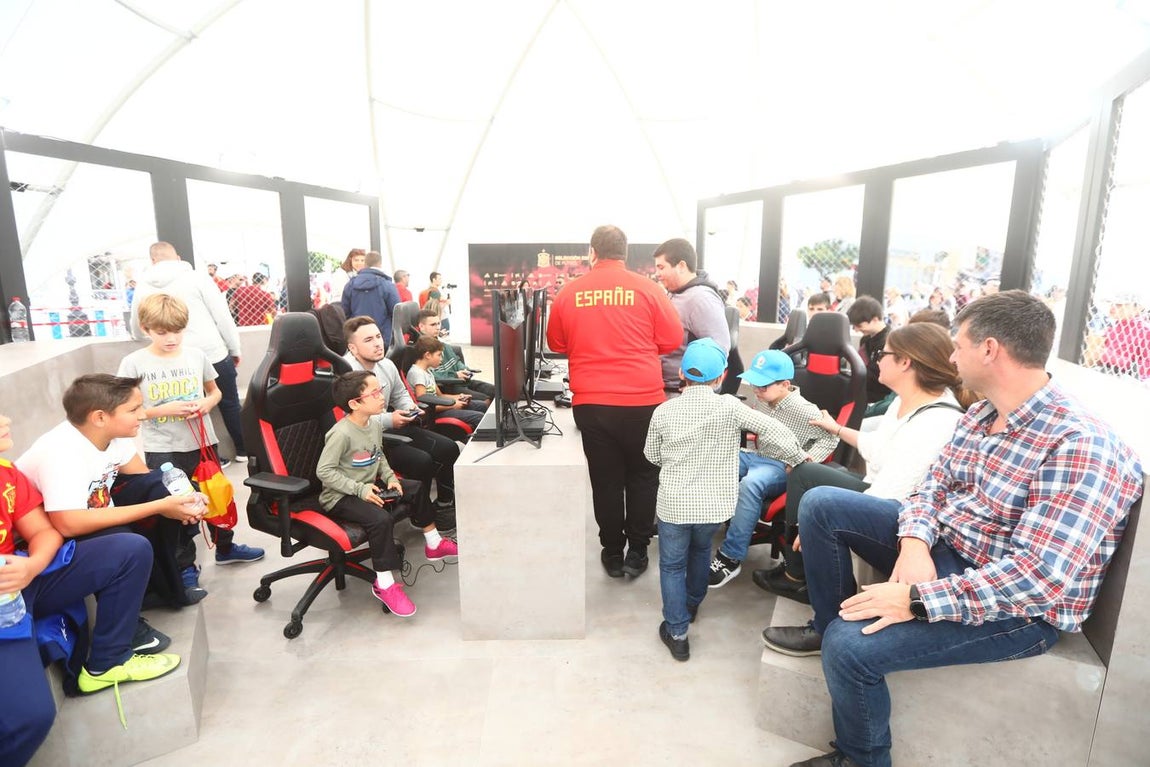 La fanzone de la selección desembarca en la Plaza de San Antonio