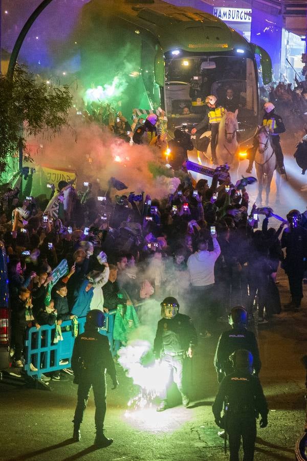 En imágenes, ambiente previo al derbi Real Betis - Sevilla FC