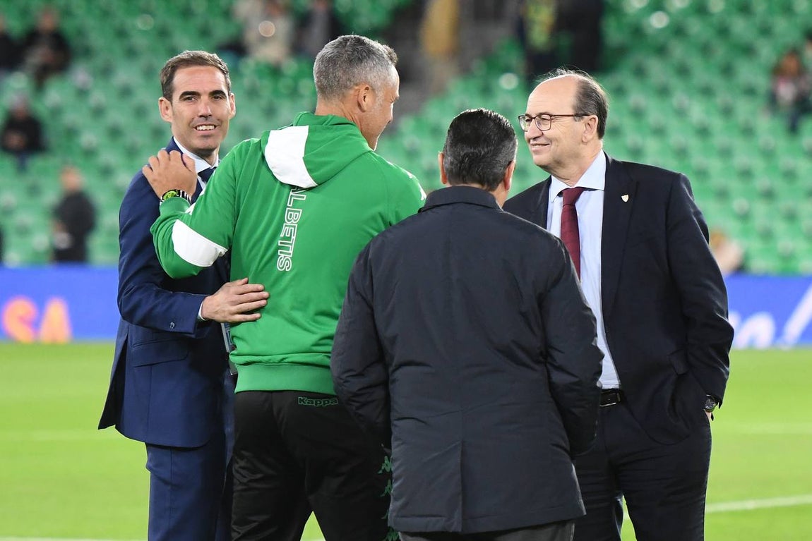 En imágenes, ambiente previo al derbi Real Betis - Sevilla FC