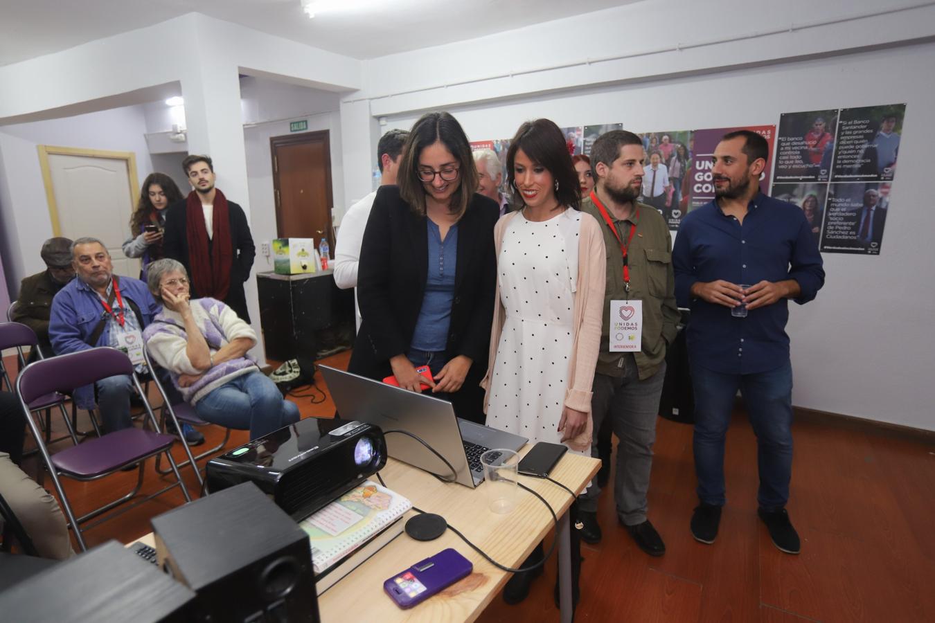 En imágenes, así vivió Unidas Podemos la noche de las elecciones en Córdoba