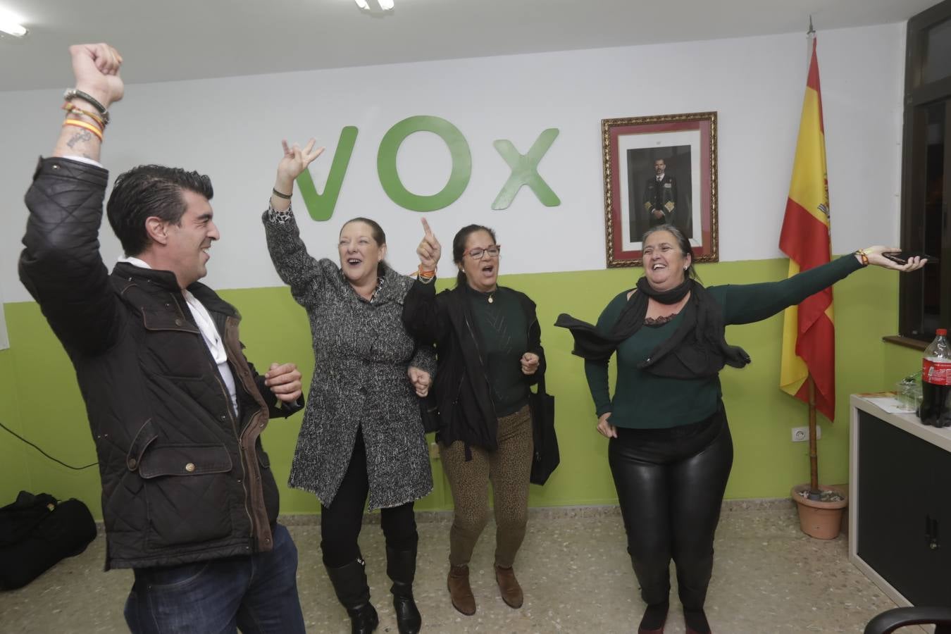 La fiesta de Vox en Cádiz, en imágenes