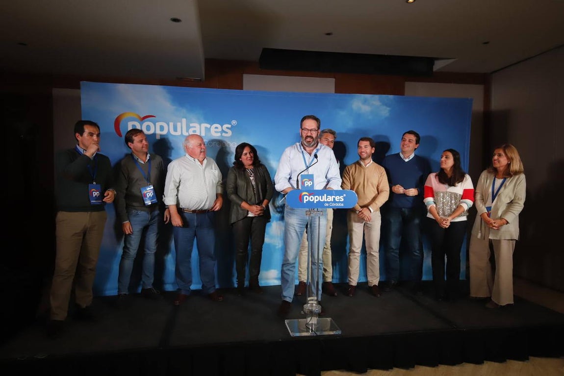 La noche de las elecciones en Córdoba  del PP, en imágenes