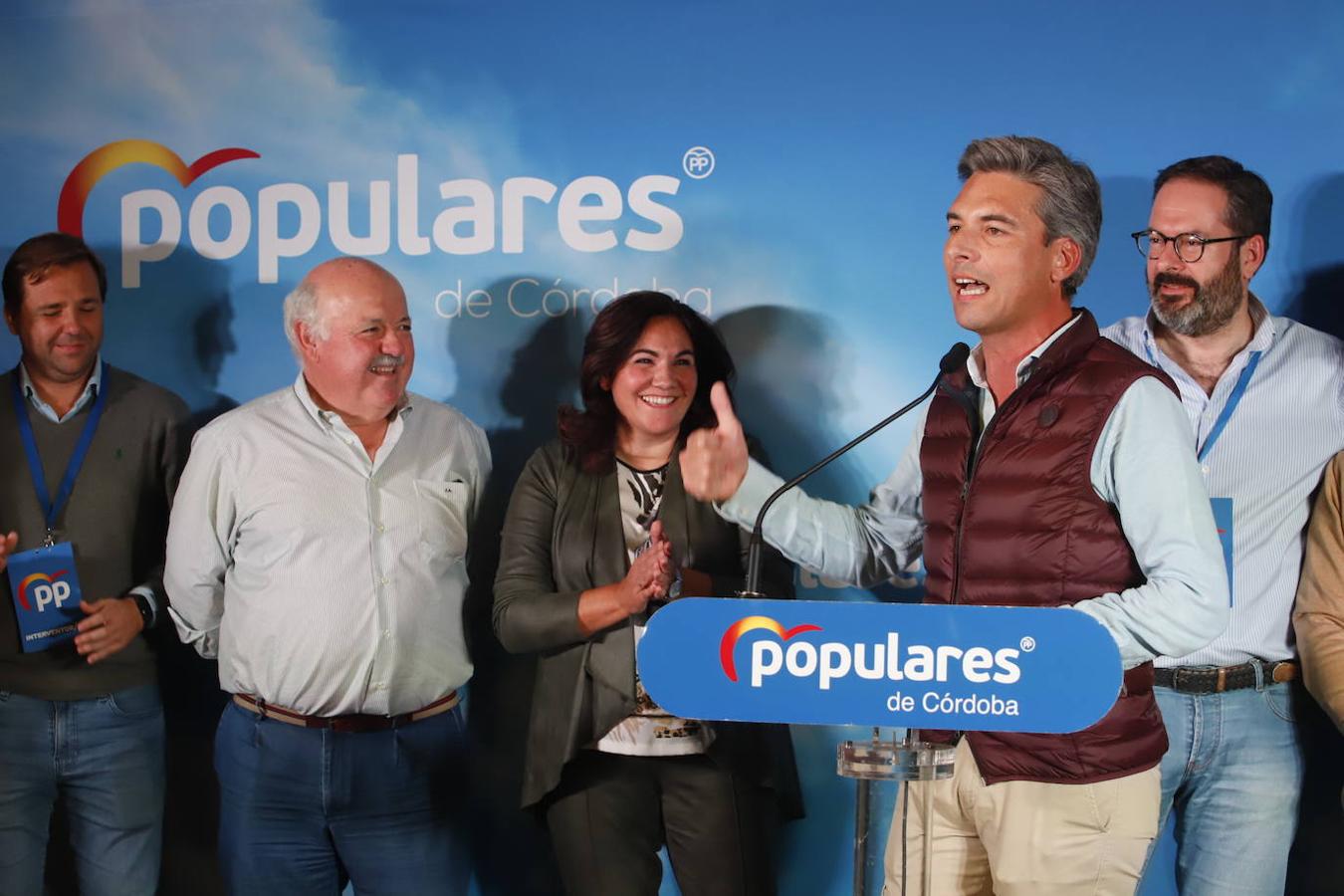 La noche de las elecciones en Córdoba  del PP, en imágenes