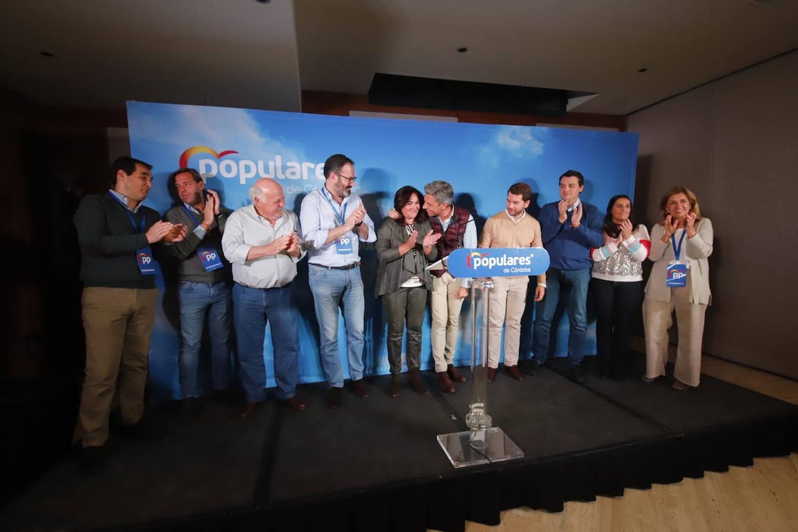 La noche de las elecciones en Córdoba  del PP, en imágenes