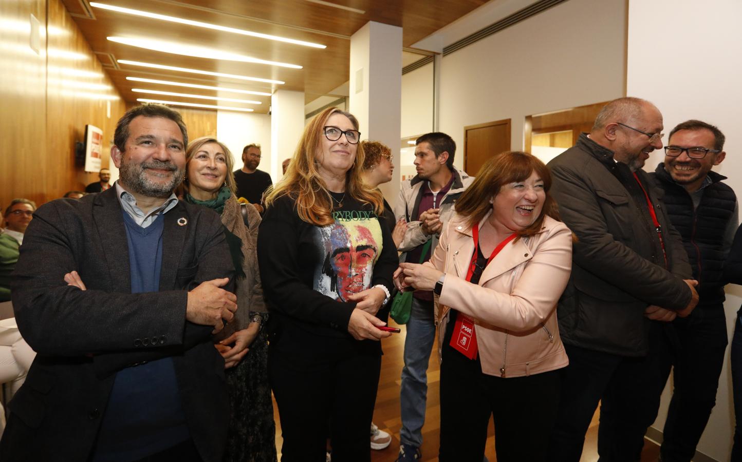 La noche de las elecciones generales en Córdoba para el PSOE, en imágenes