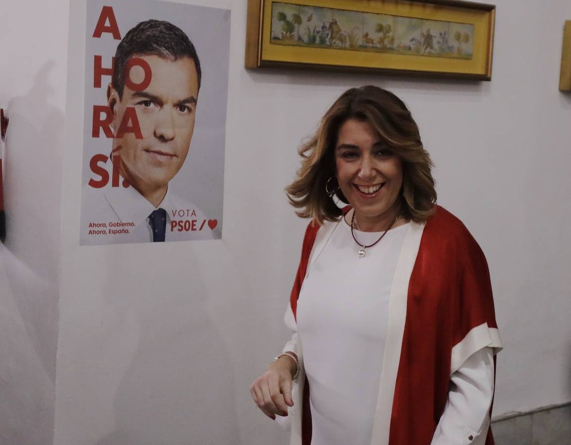 Susana Díaz agradece a los andaluces su «confianza en el PSOE»