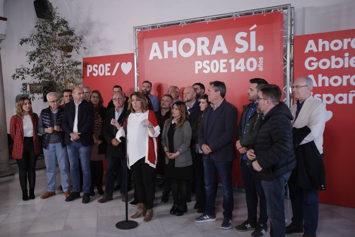 Susana Díaz agradece a los andaluces su «confianza en el PSOE»