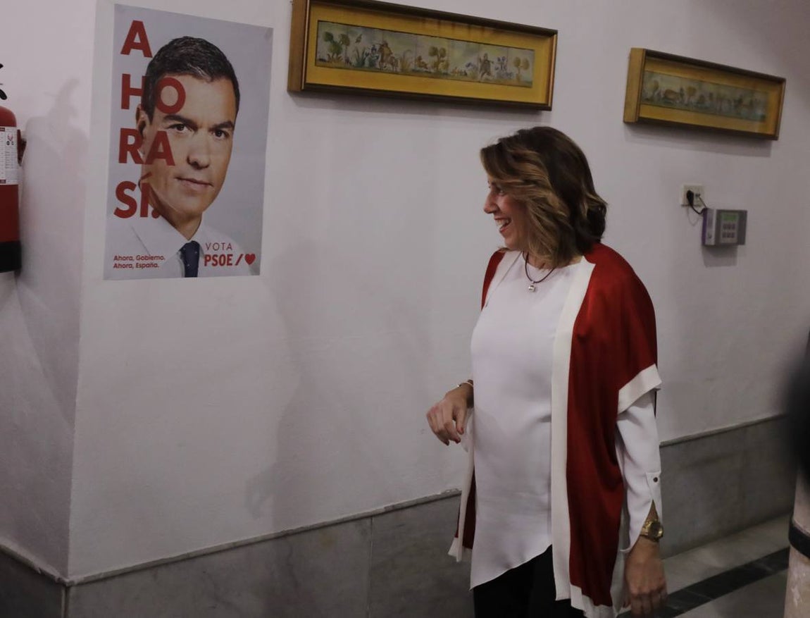 Susana Díaz agradece a los andaluces su «confianza en el PSOE»