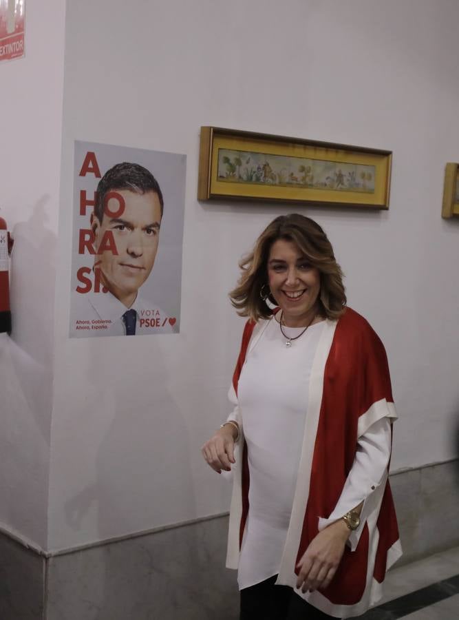 Susana Díaz agradece a los andaluces su «confianza en el PSOE»