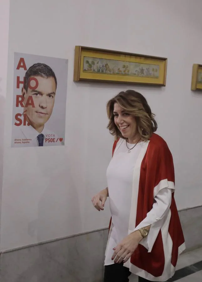 Susana Díaz agradece a los andaluces su «confianza en el PSOE»