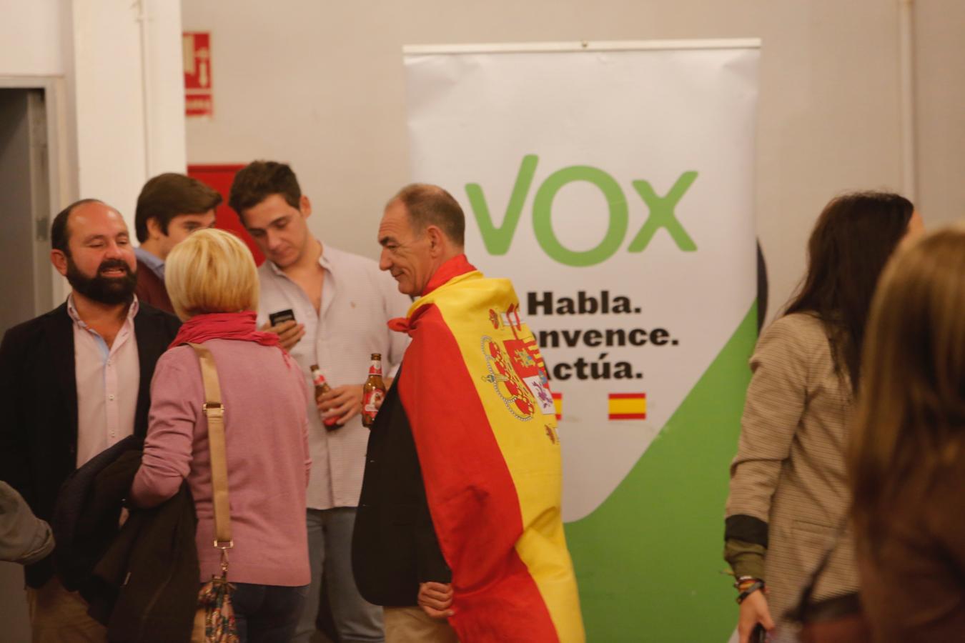 Así se vivió la noche de las elecciones generales en Córdoba para Vox