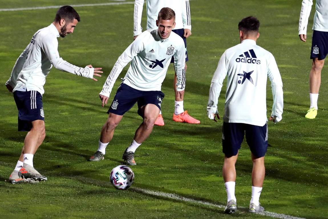 La selección española se entrena antes de venir a Cádiz