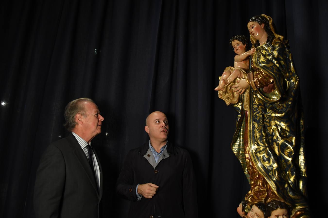 Restauración de la Virgen del Rosario de la iglesia de la Caridad