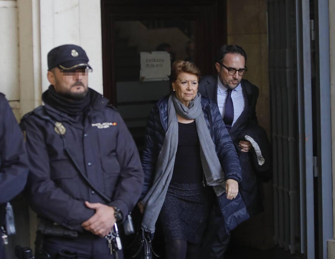 Caso ERE: los 21 acusados salen tras conocer la sentencia