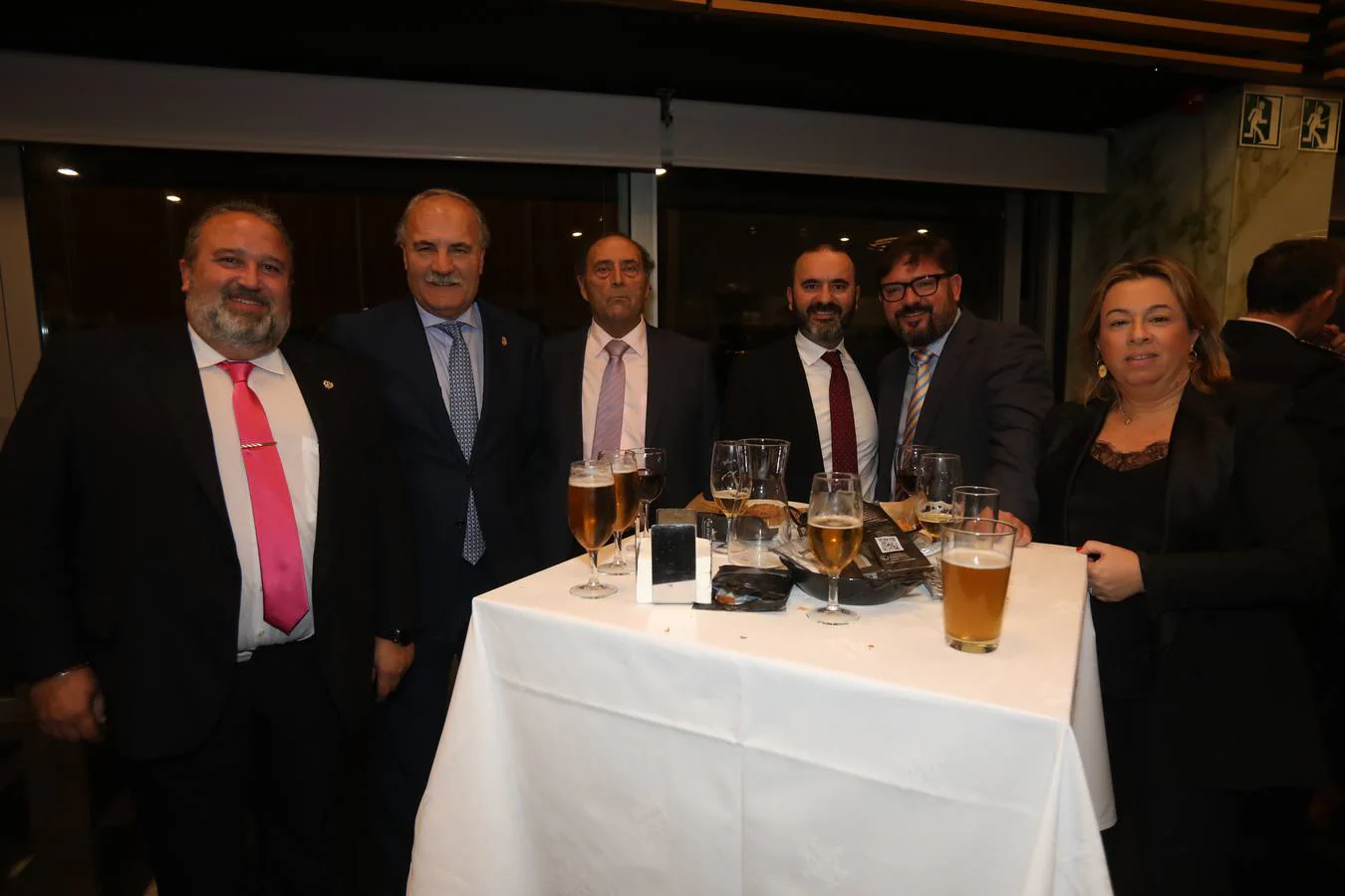 Manolo Garrido, Juan Carlos Jurado, Francisco Muriel, Manuel García, Andrés García y Raquel Rey. 