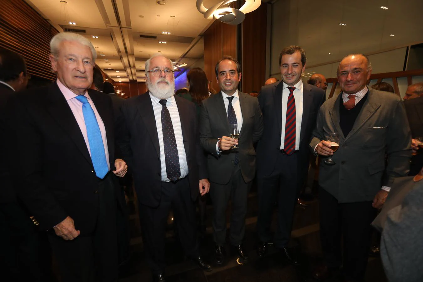 Miguel Nuche, Miguel Arias, Luís Martín Velasco, Antonio Saldaña y Fernando Domecq. 