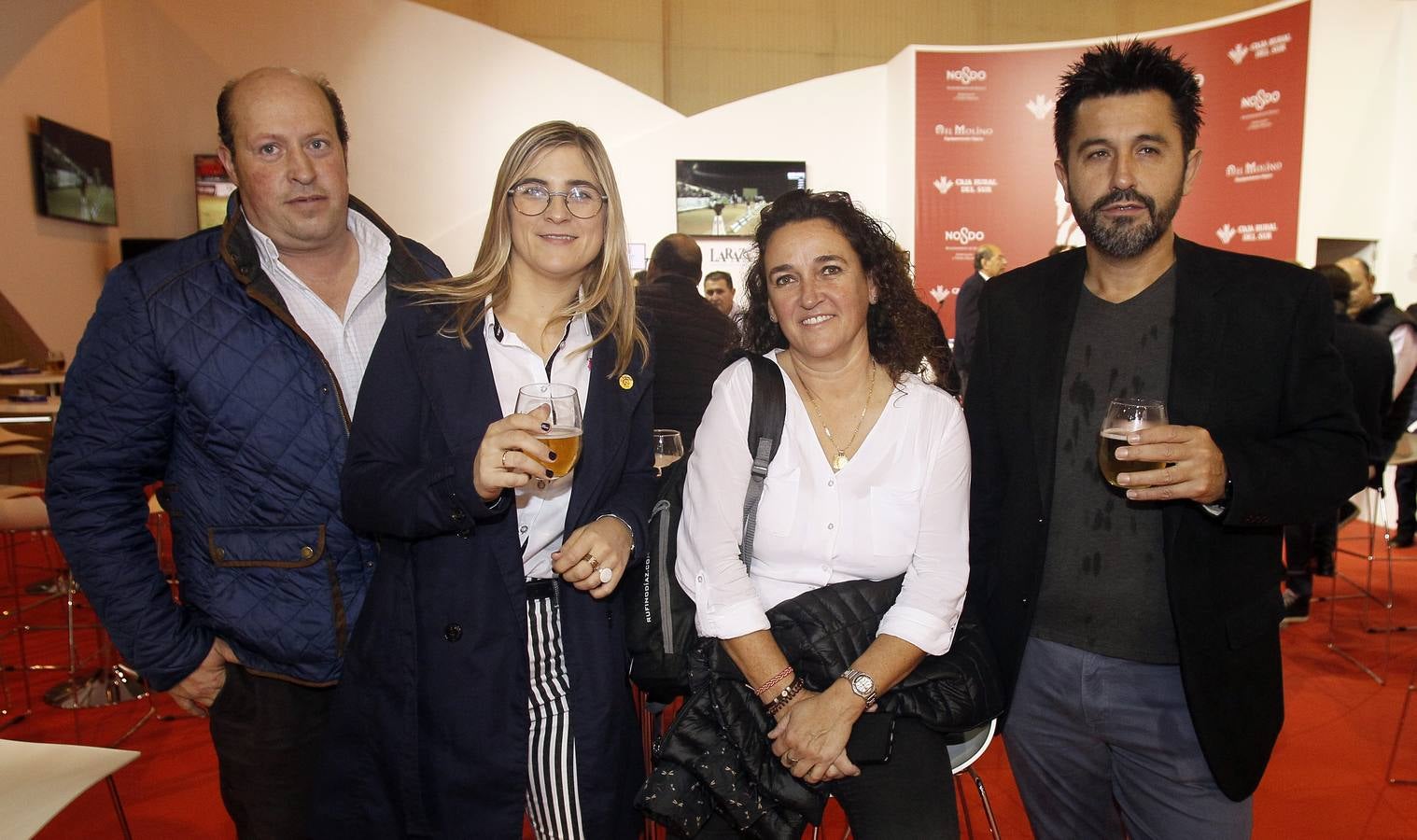 David Diez, Nerea Pájaro, Miriam Zapata y Mario Conejo