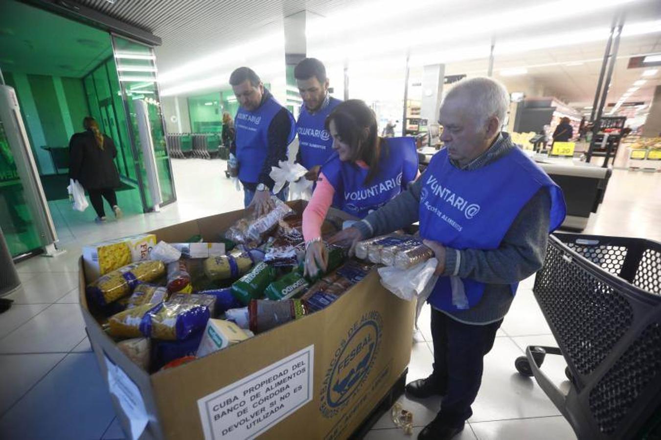 La campaña de recogida del Banco de Alimentos de Córdoba, en imágenes