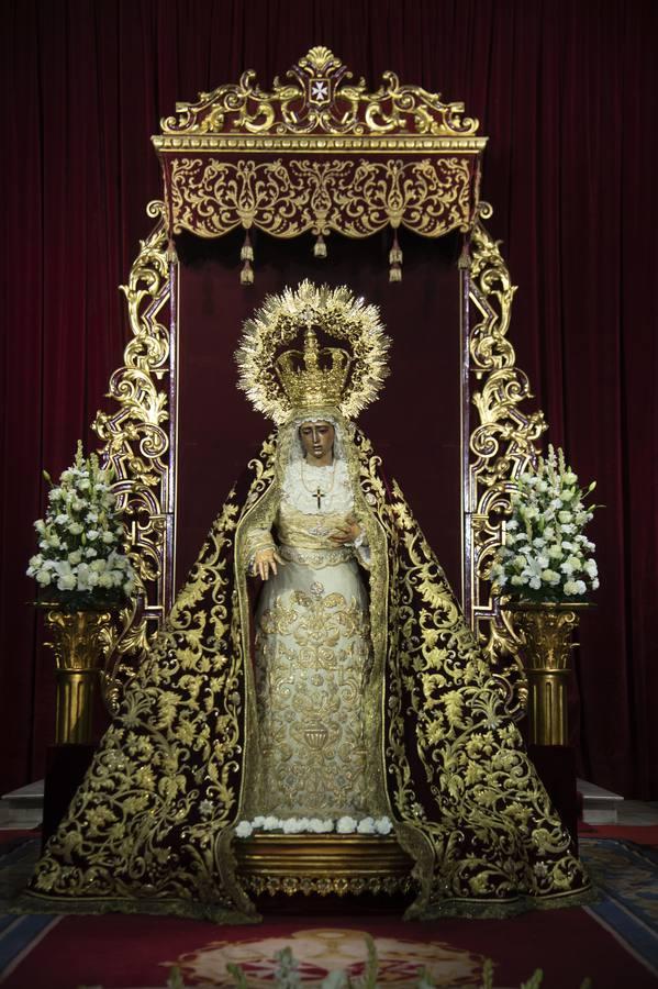 El besamanos de la Virgen de la Amargura