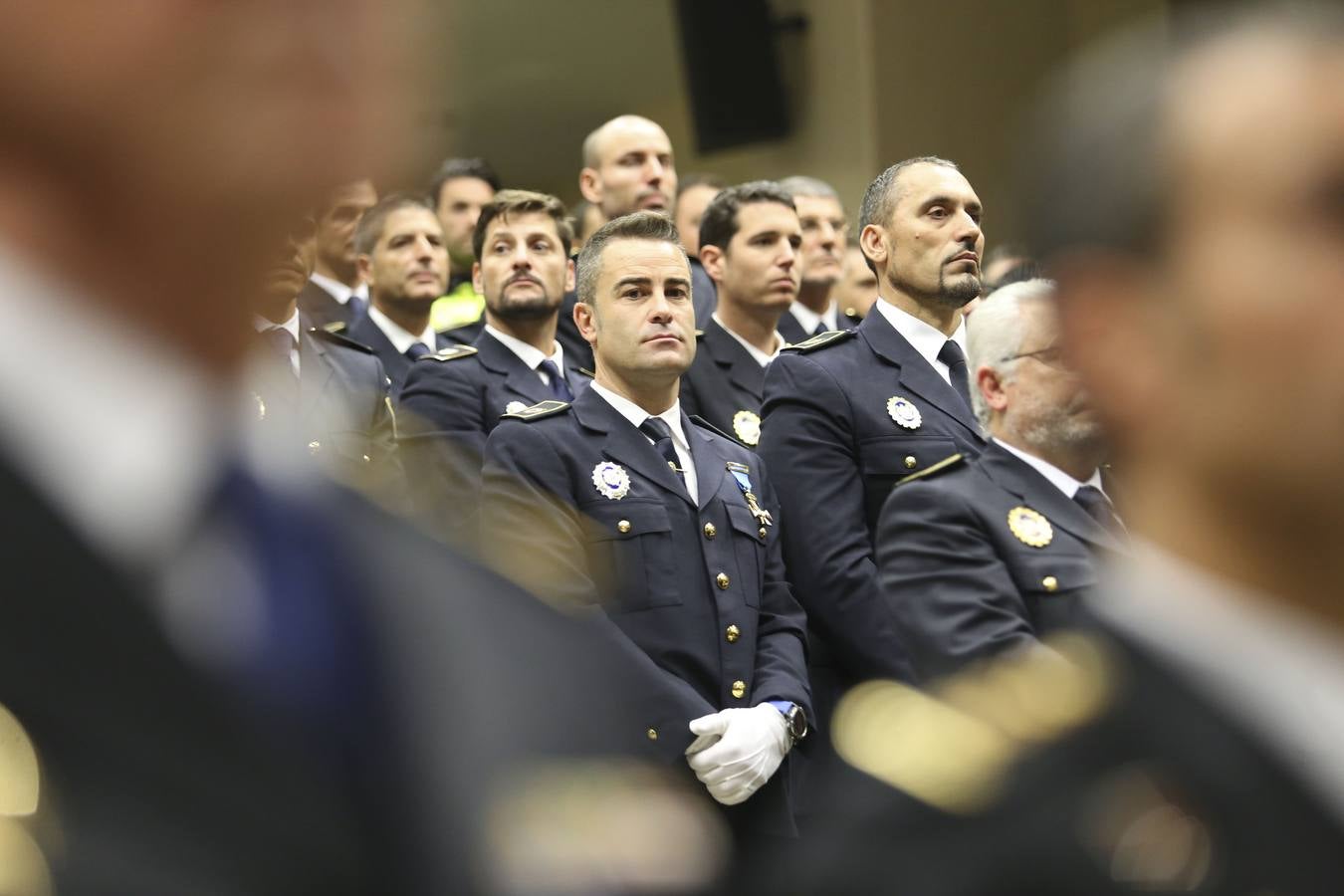 Entrega de medallas en la celebración de la festividad de la Polícia Local