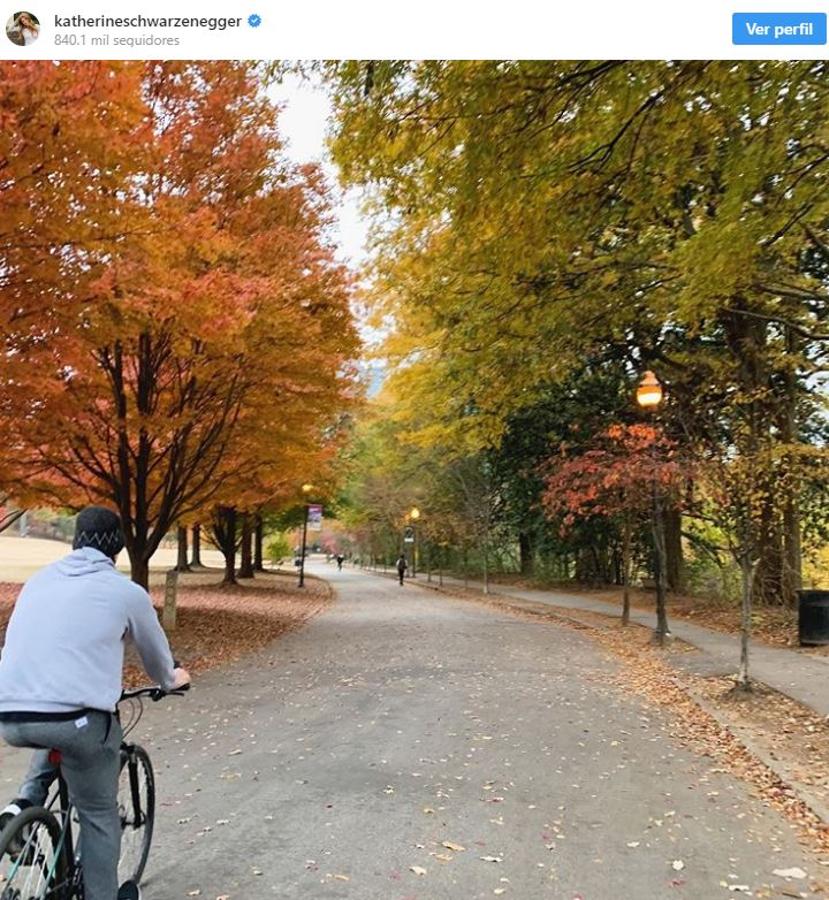 La hija de Arnold Schwarzenegger, Katherine. 