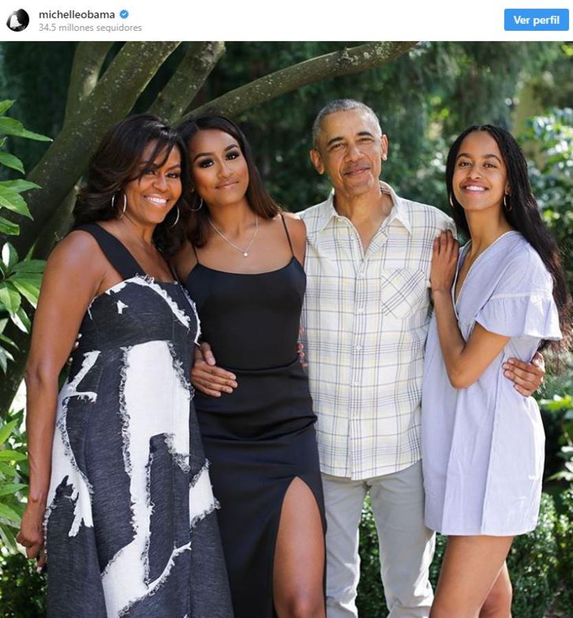 La familia Obama. 