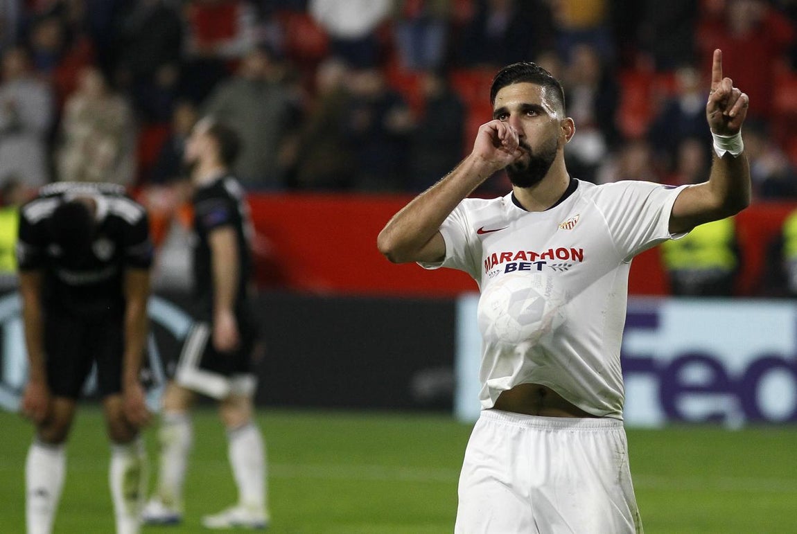 En imágenes, el partido Sevilla FC-Qarabag (2-0)